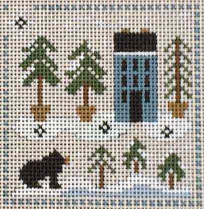 Snowy Pines
