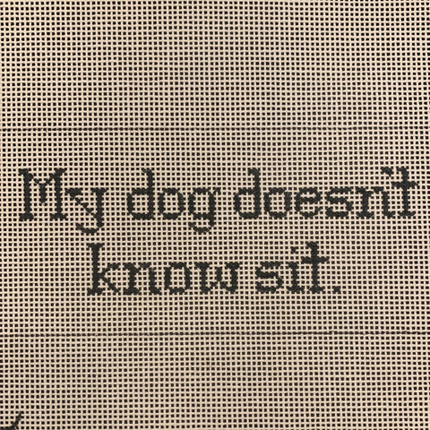 My Dog Doesn't Know Sit