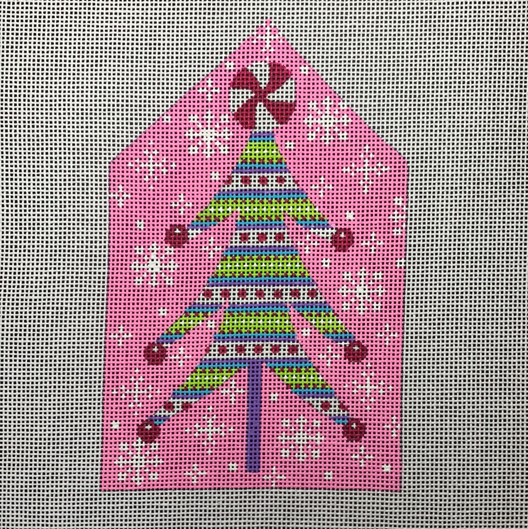 Tree with Pink Background