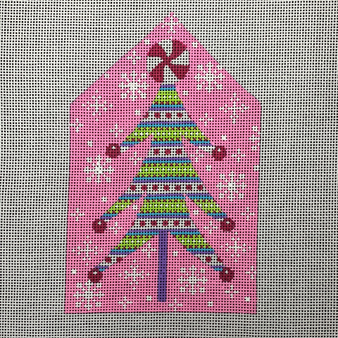 Tree with Pink Background