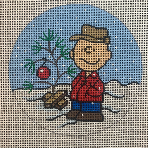 Peanuts - Charlie Brown with Tree