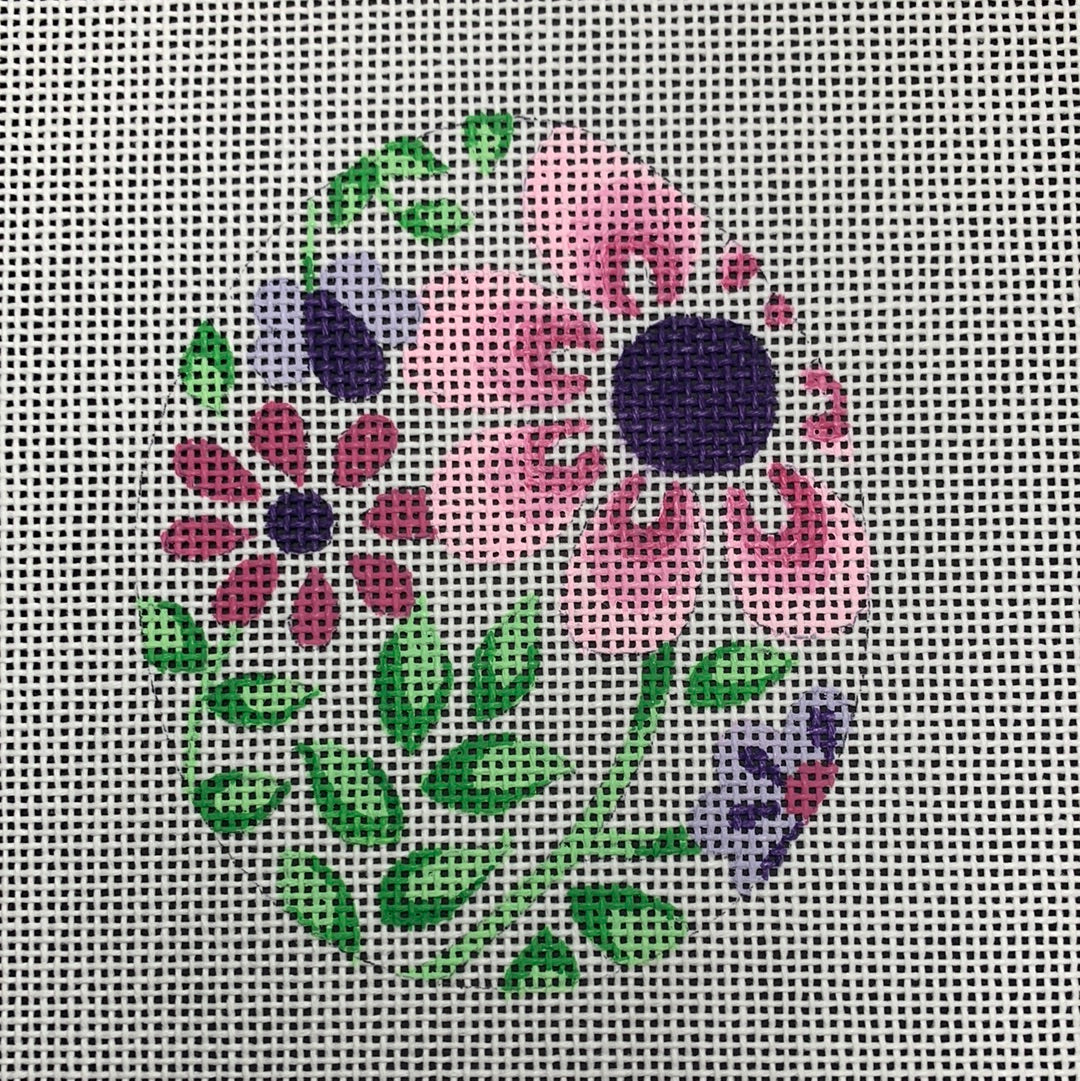 Egg-Pink Flower Egg