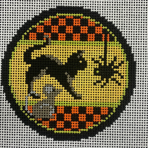 Ornament Round-Cat Mouse Spider