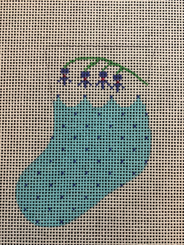 Mini Stocking-Turquoise