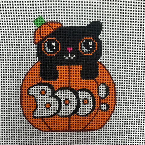 Cat in Pumpkin