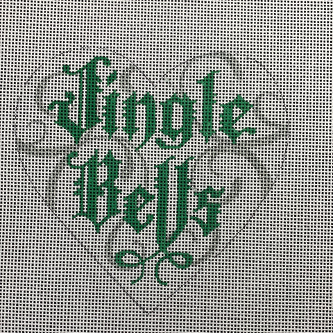 Word Ornament-Jingle Bells Heart