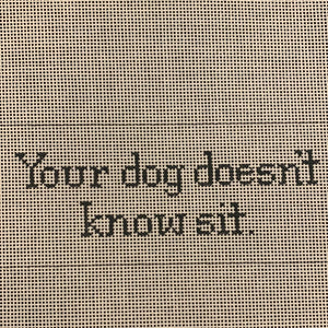 Your Dog Doesn't Know Sit