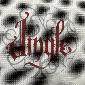 Word Ornament-Jingle