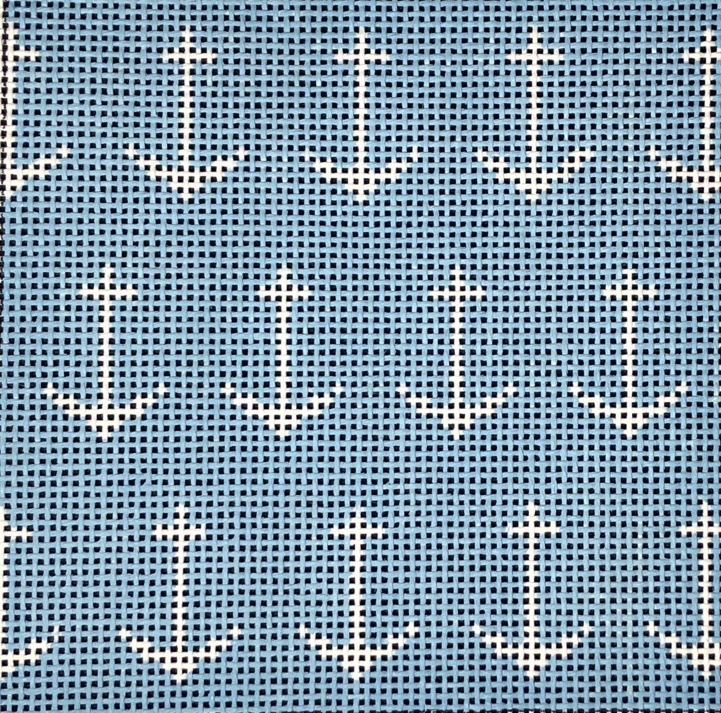 Blue & White Anchors - Family Arts Needlework Shop