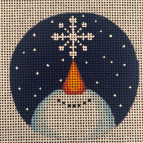 Snowman with Snowflake