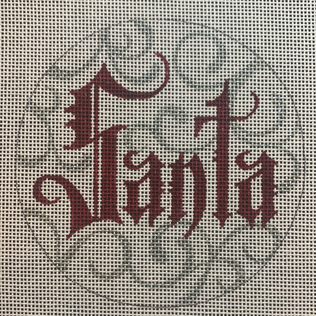 Word Ornament-Santa