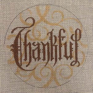 Word Ornament-Thankful