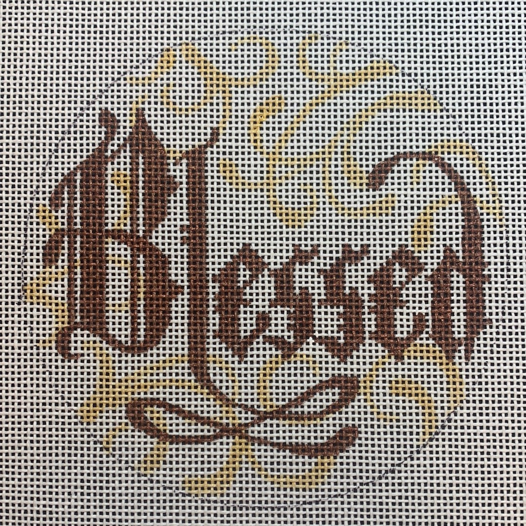 Word Ornament-Blessed