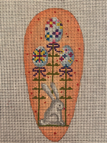 Carrot with Bunny and Egg Flowers