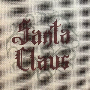 Word Ornament-Santa Claus