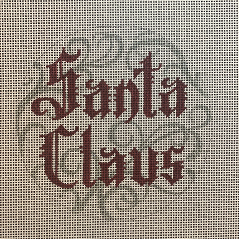 Word Ornament-Santa Claus