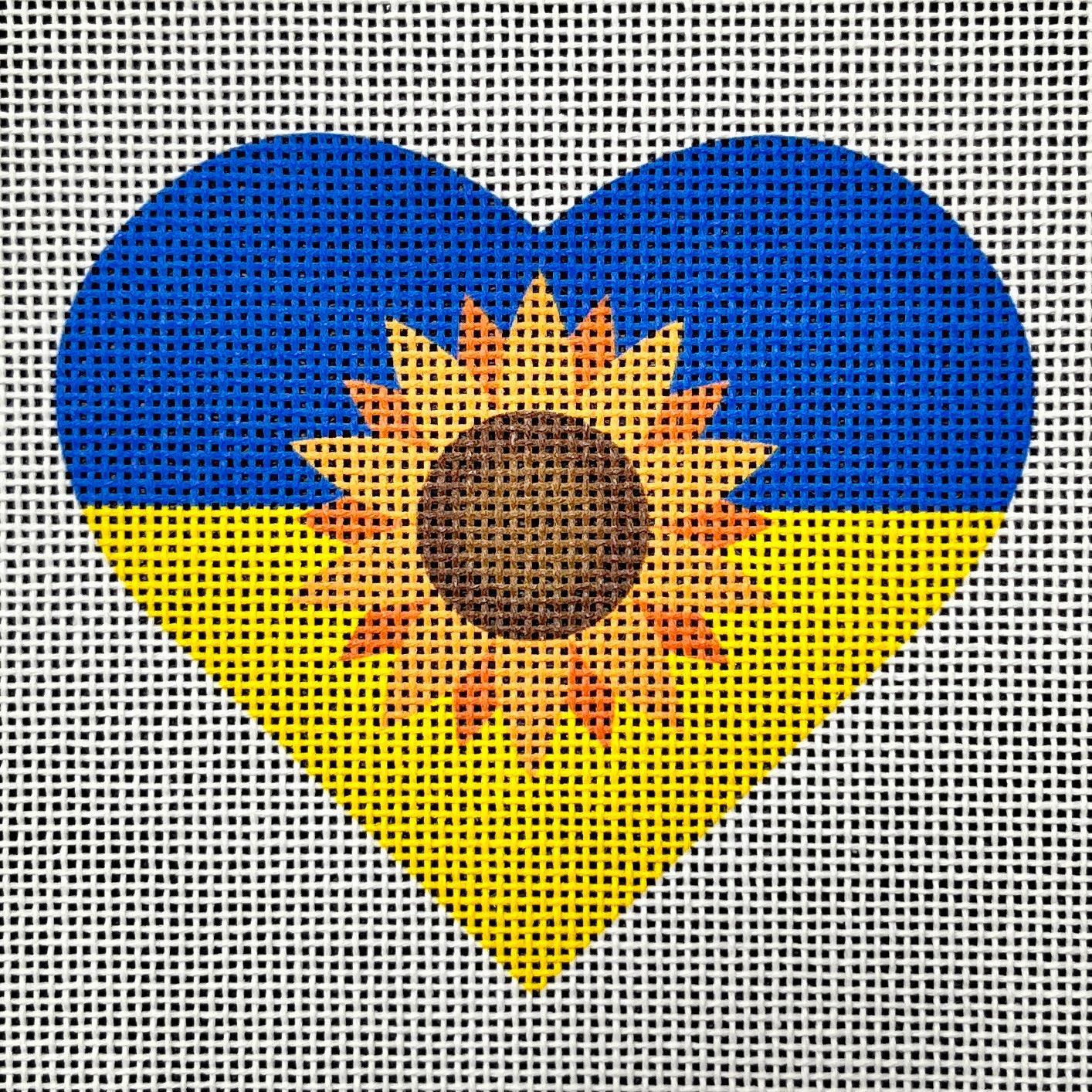 Stand with Ukraine-Sunflower - Family Arts Needlework Shop