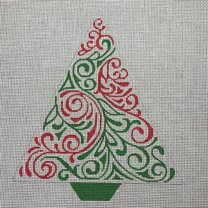 Red and Green Triangle Tree