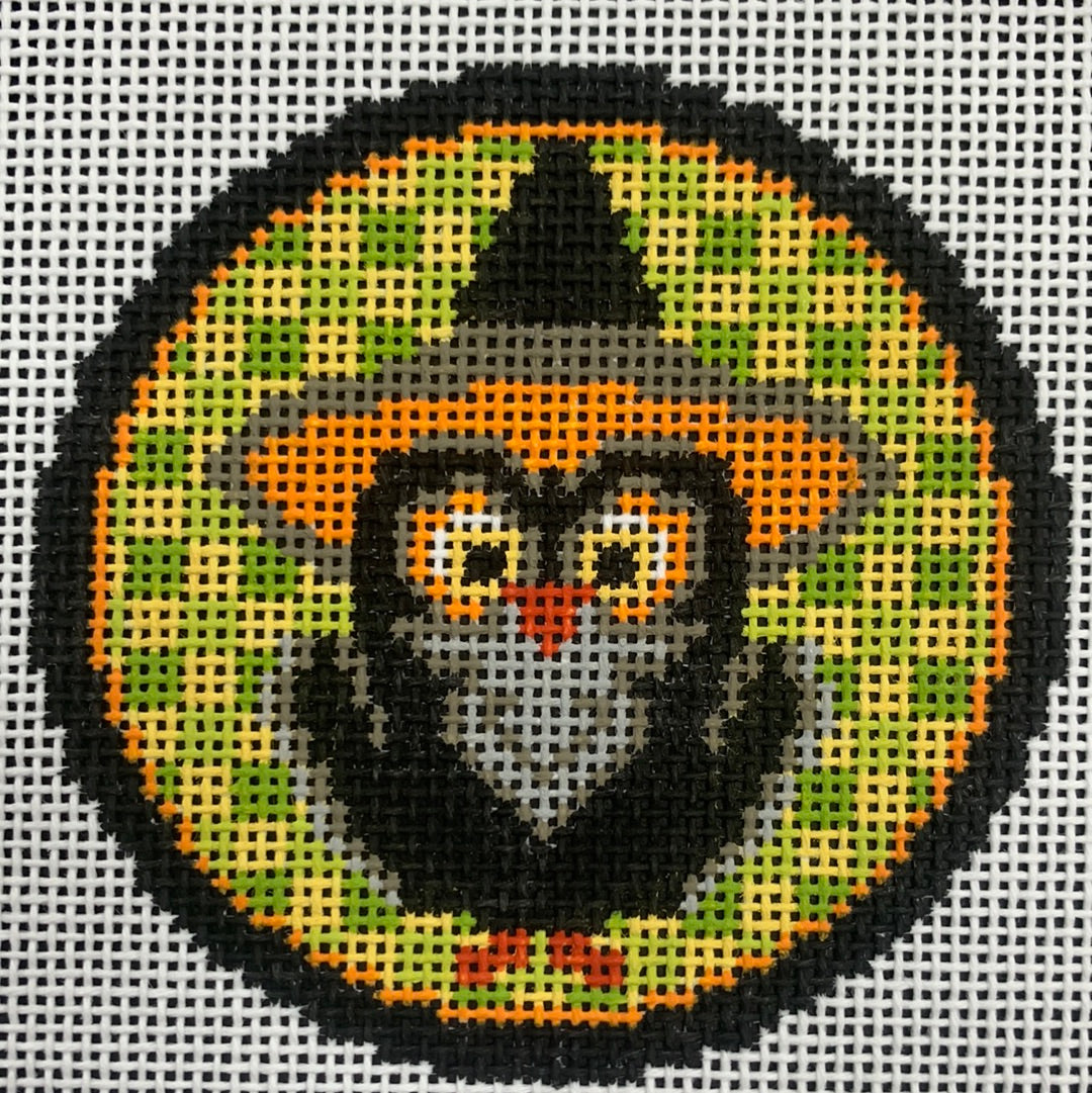 Ornament Round-Owl