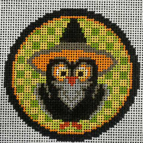 Ornament Round-Owl
