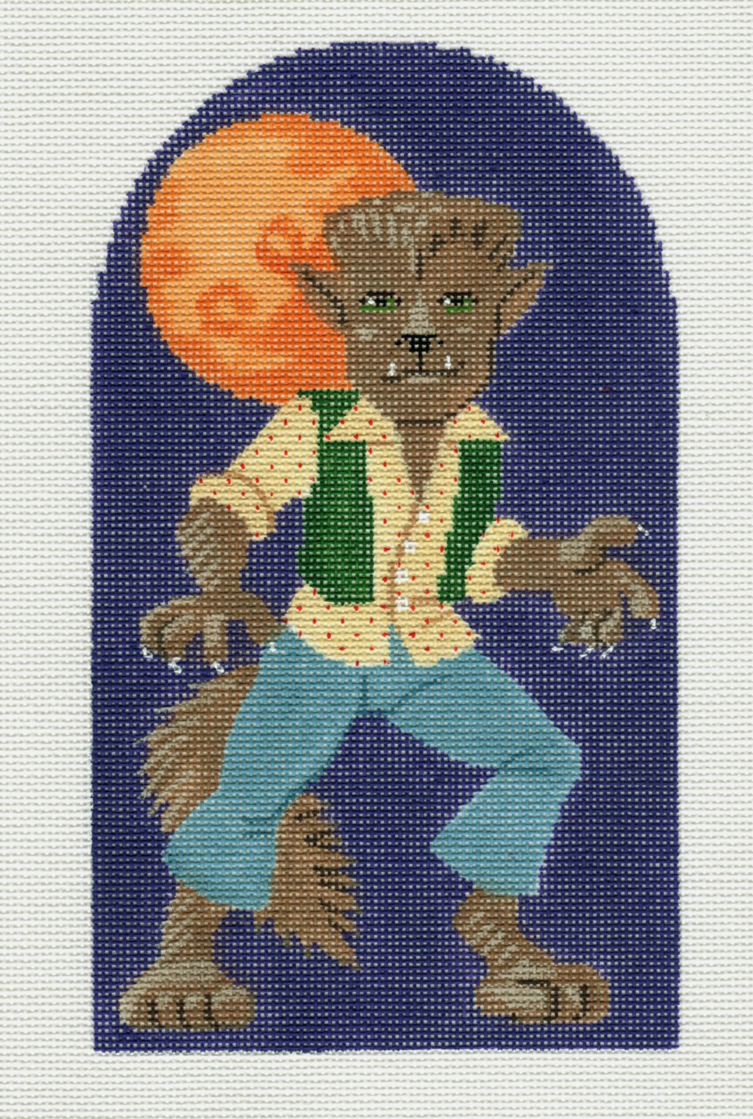 Werewolf Canvas and Stitch Guide