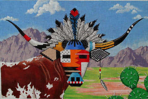 Spirit Animal-Longhorn Steer