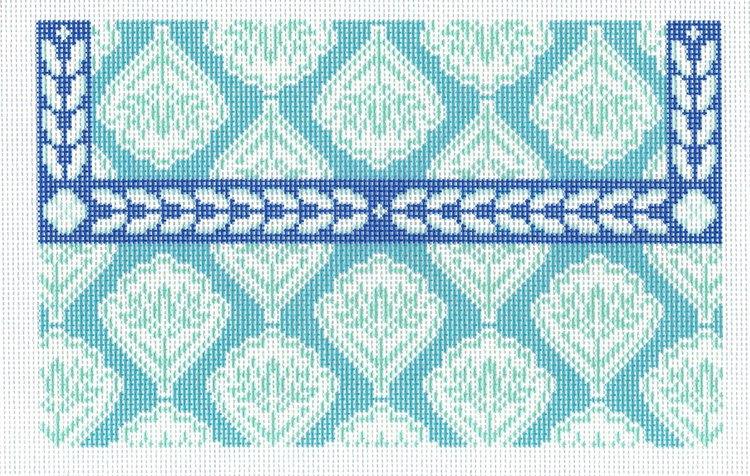 Teal Medallion Clutch - Family Arts Needlework Shop