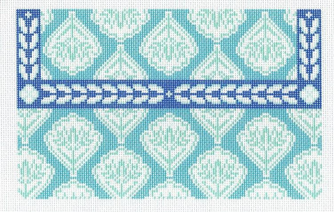 Teal Medallion Clutch - Family Arts Needlework Shop